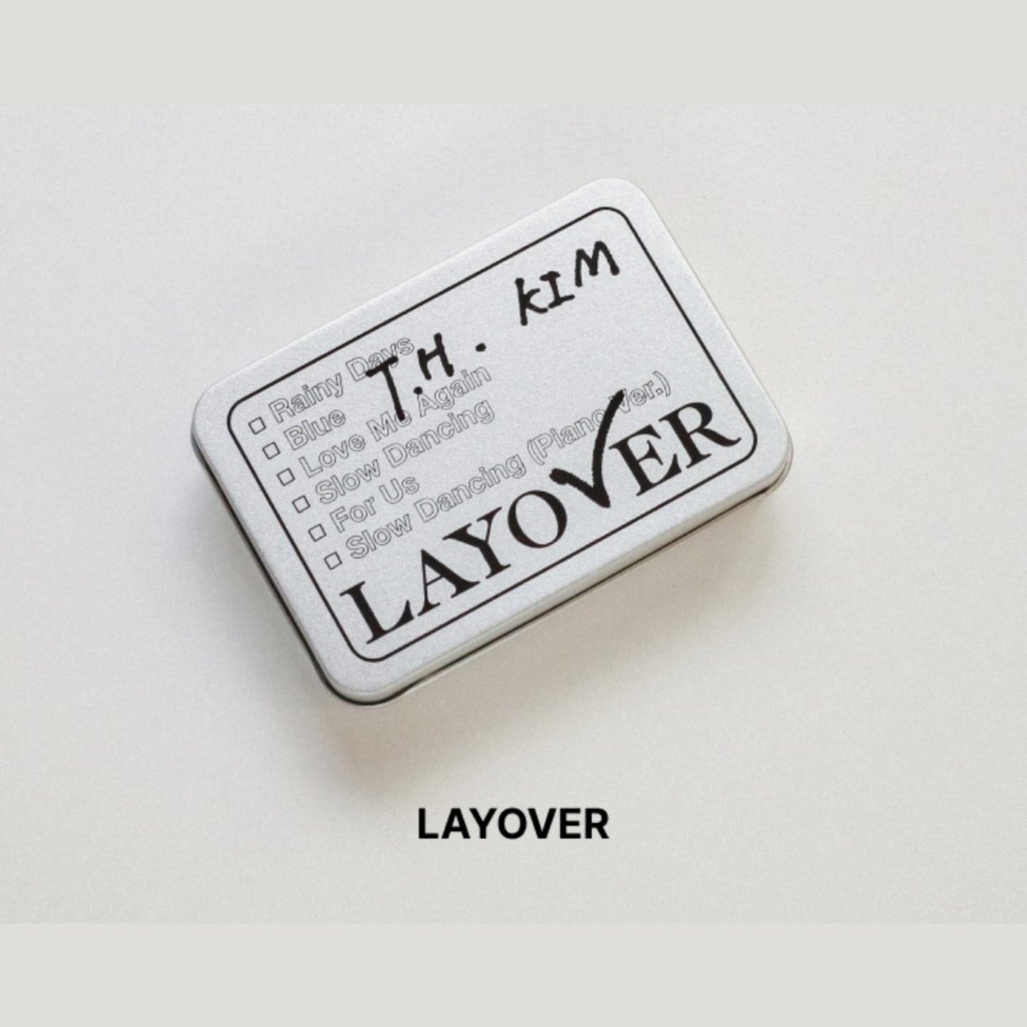 V 'Layover' - Official Goods 'Tin Case Sticker Set'
