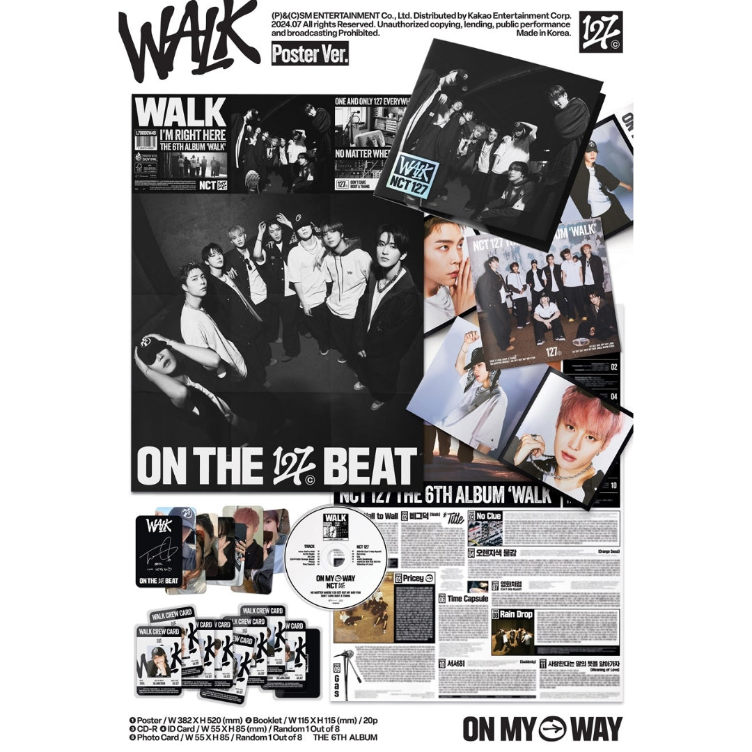 NCT 127 6th Album 'Walk' (Poster ver)