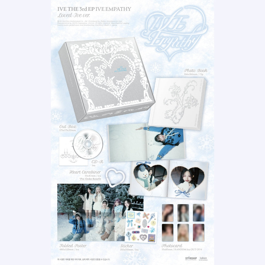 IVE The 3rd EP 'IVE EMPATHY' (LOVED IVE ver.) (Random P.O.B)