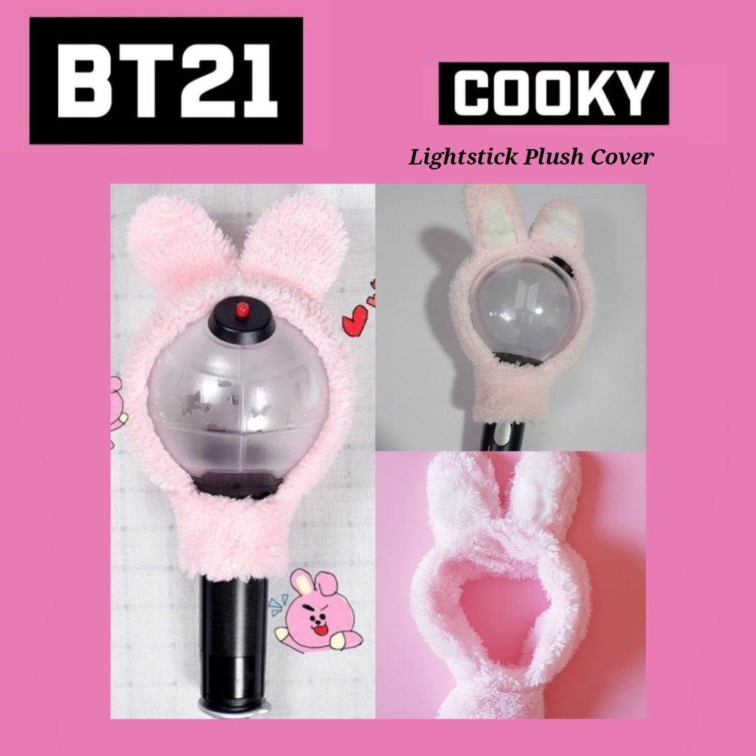 BT21 Lightstick Plush Cover (COOKY)
