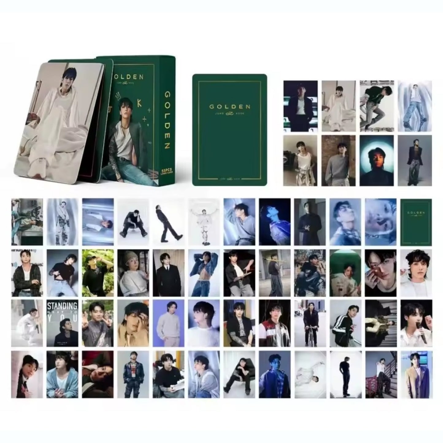Jung Kook 'GOLDEN' Photocards (Shine Ver.) (54 pcs)