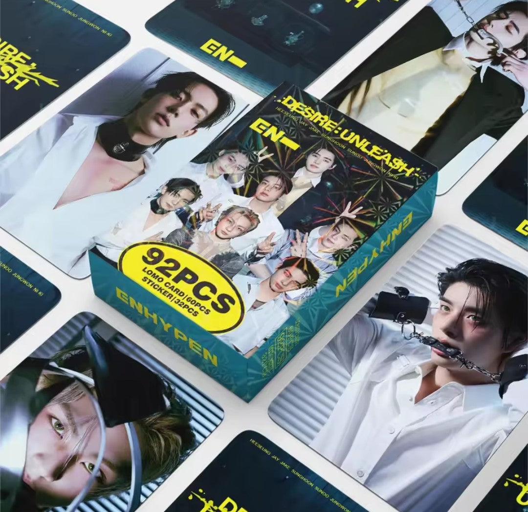 Enhypen 'DESIRE: UNLEASH' Photocards + Stickers