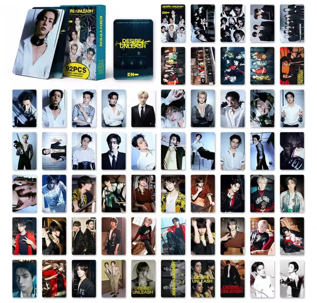 Enhypen 'DESIRE: UNLEASH' Photocards + Stickers