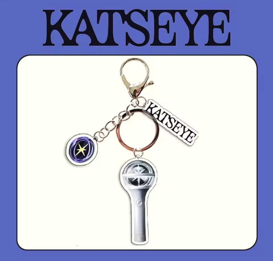KATSEYE Acrylic Light Stick Keyring