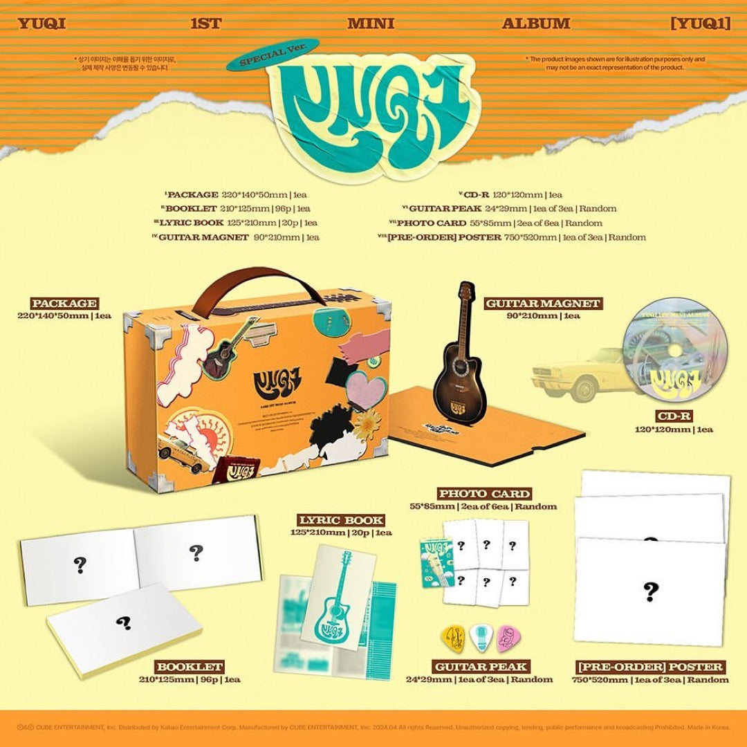 [Preorder] YUQI 1st Mini Album 'YUQI' (Special ver)