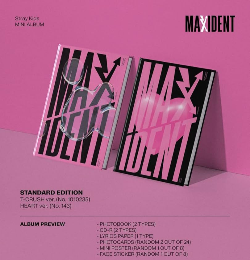 [Preorder] Stray Kids Mini Album 'Maxident' (Standard ver.) (Random)