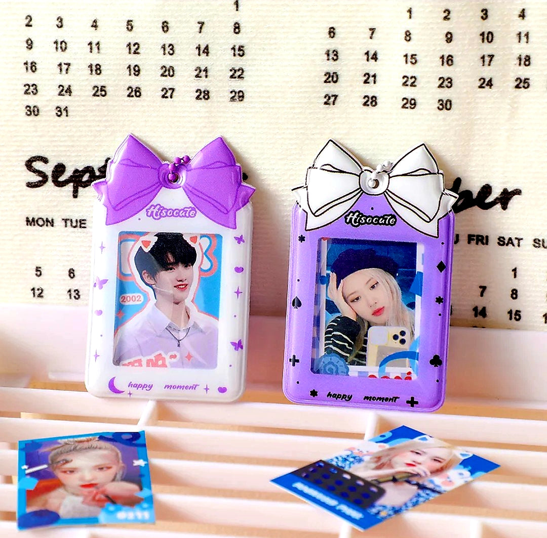 [On hand] Mini Photocard Holder Acrylic Keyring (Random)