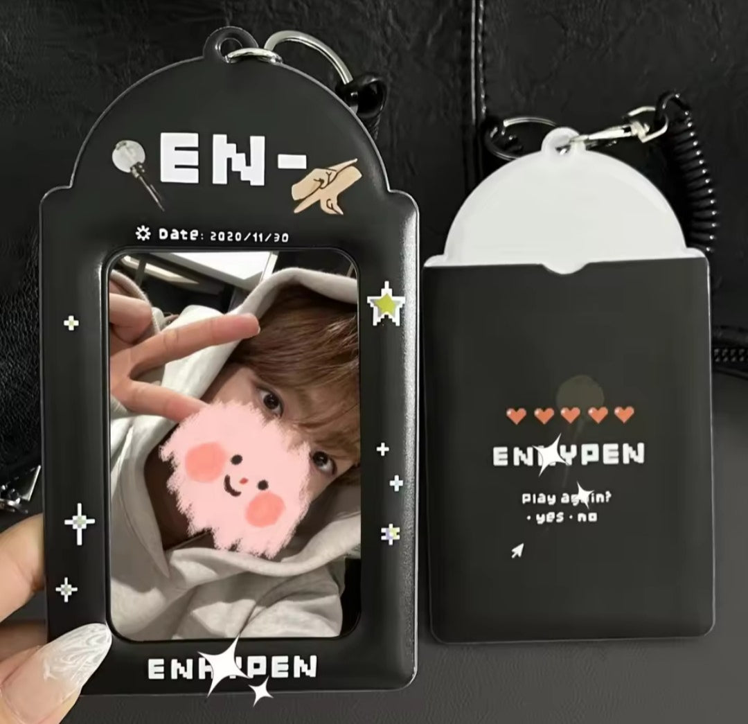 [Preorder] ENHYPEN - Photocard Holder + Pendant Keyring