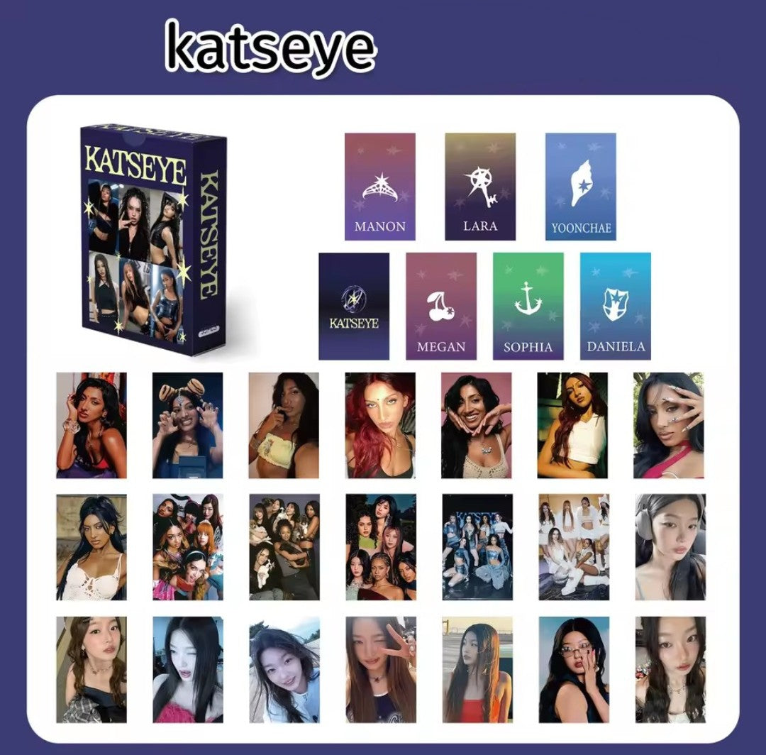 [Restock] Katseye 'Beautiful Chaos' - Hologram Photocards (55 pcs)