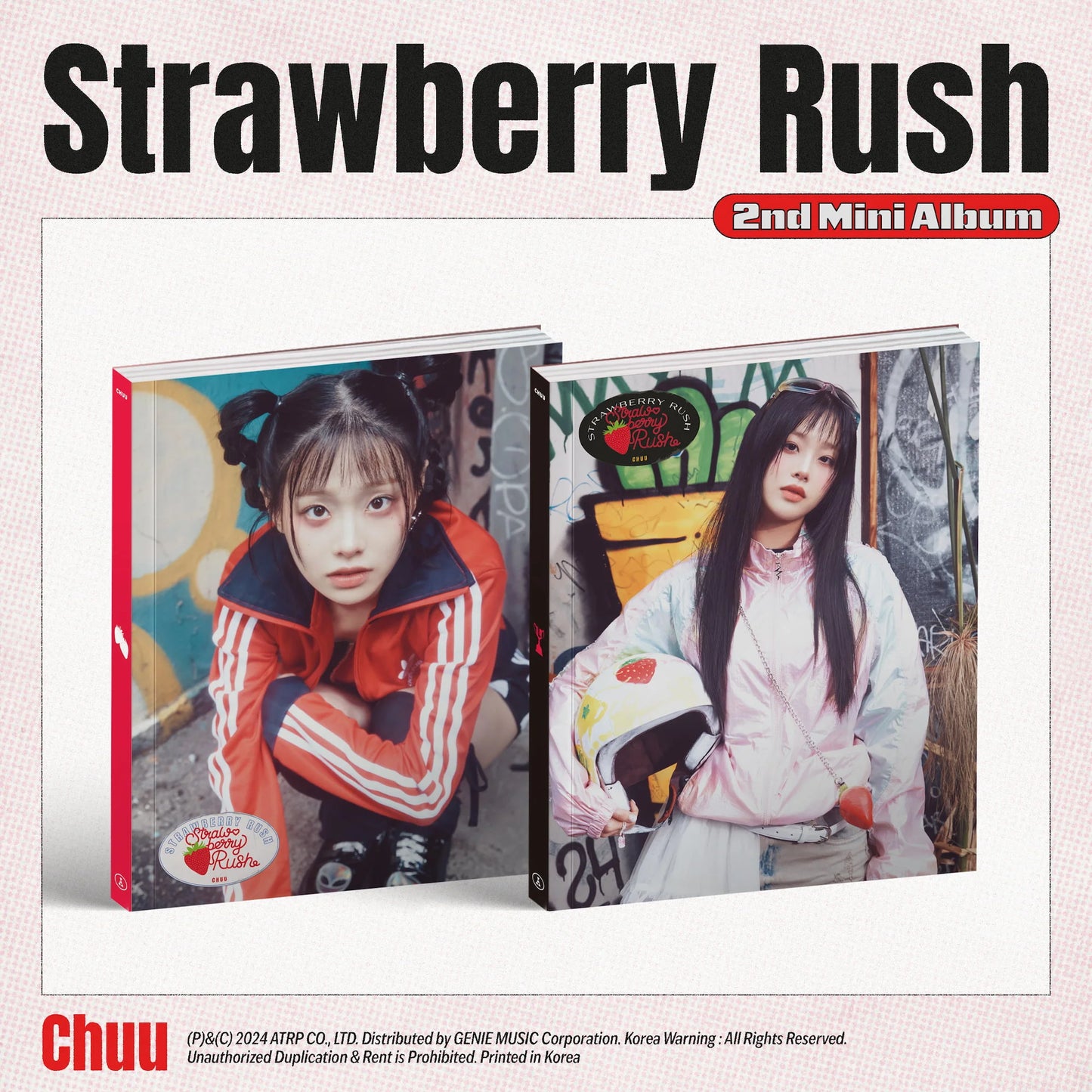 [Preorder] CHUU 2nd Mini Album 'Strawberry Rush' (Random) (with P.O.B)