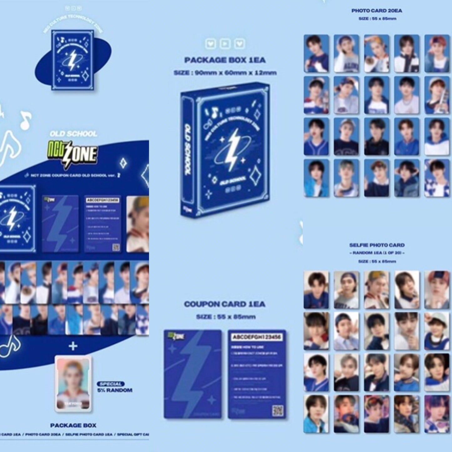 [Preorder] NCT - NCT Zone Coupon Card (Old School ver.)