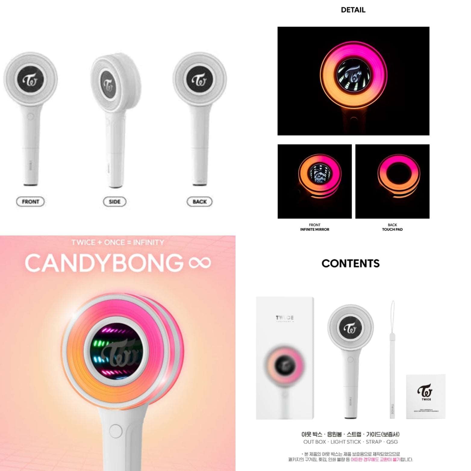 [Preorder] Twice Official Lightstick 'CandyBong Infinity ∞'