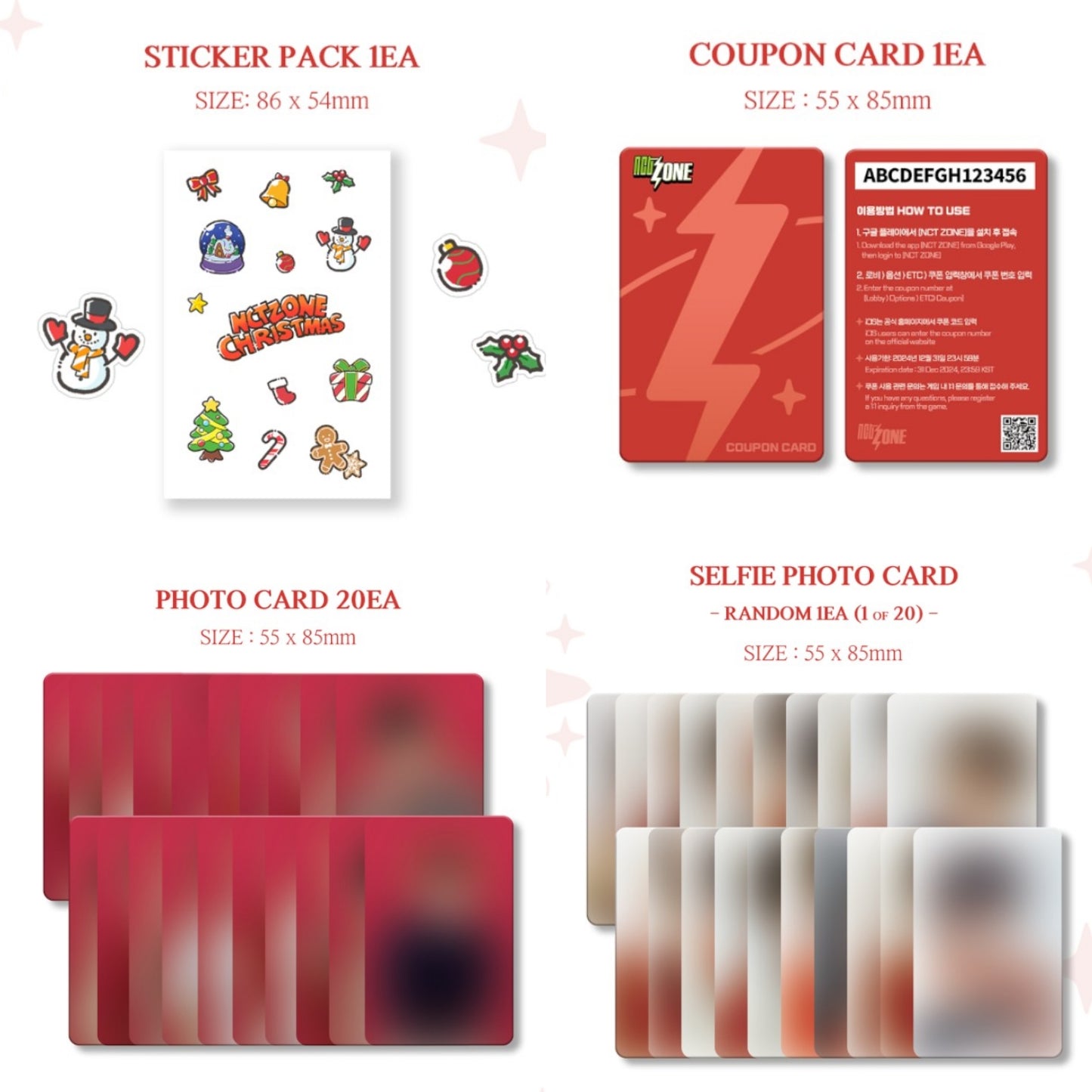 [Preorder] NCT Zone Coupon Card (Christmas ver.)