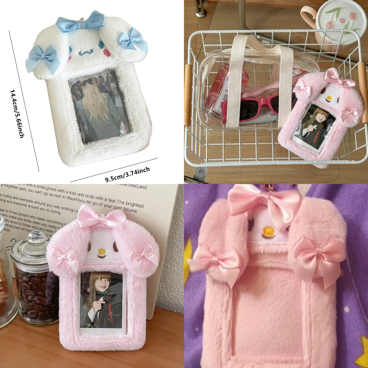 [On hand] My Melody Plush Photocard Holder