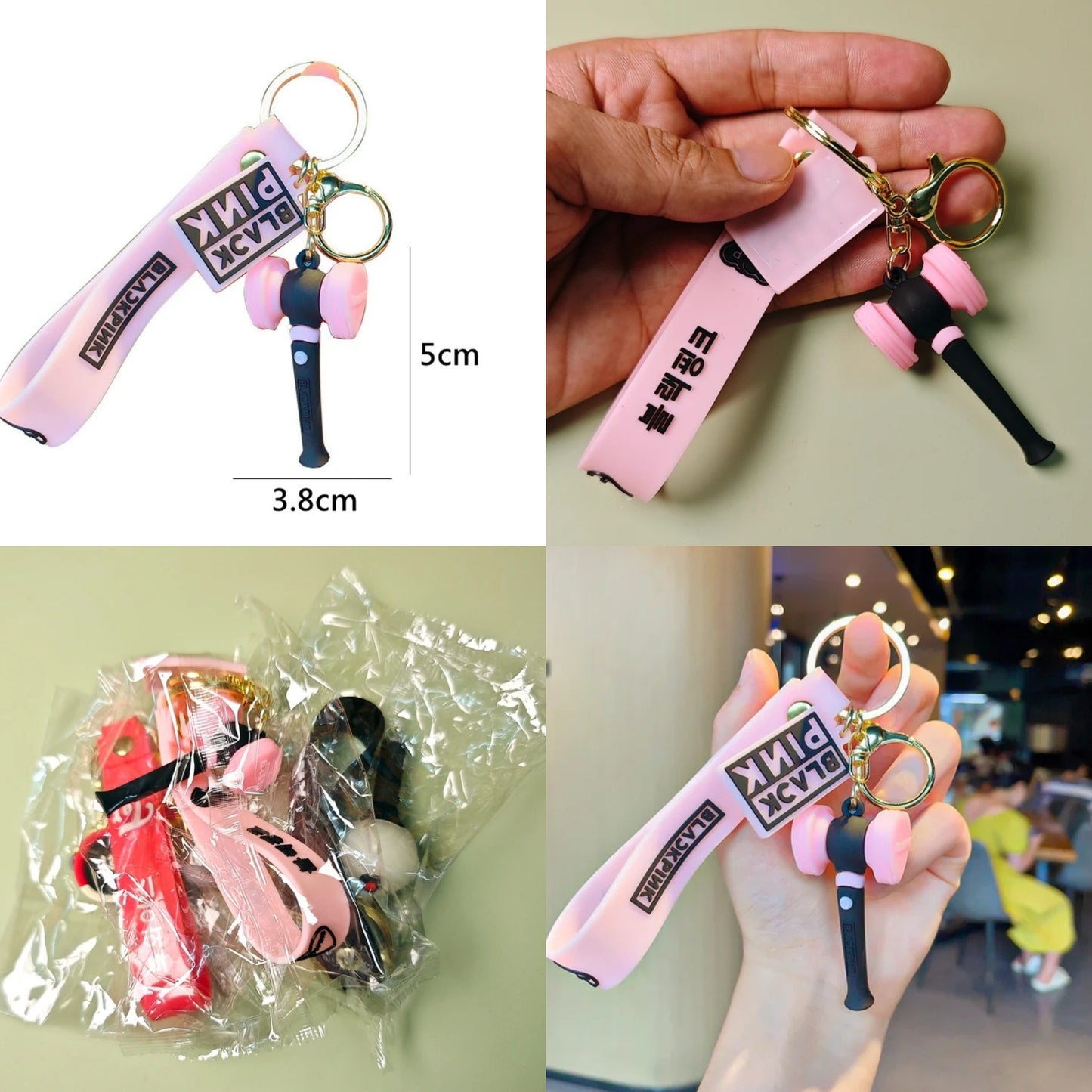 [Preorder] Blackpink Acrylic Lightstick Keyring