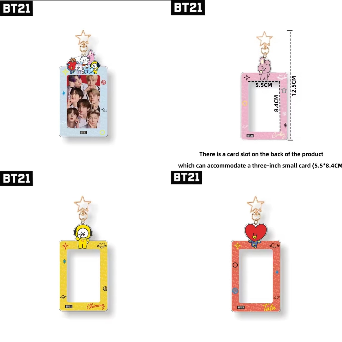 [Preorder] BT21 Acrylic Photocard Holder