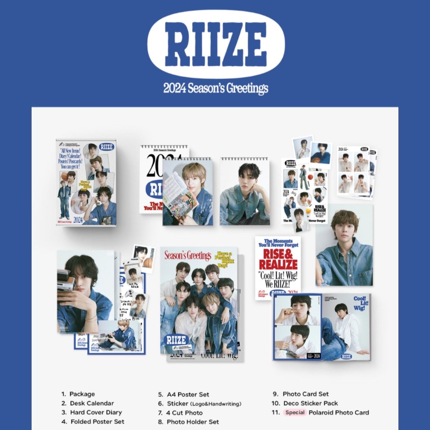 [Preorder] RIIZE - 2024 Season's Greetings