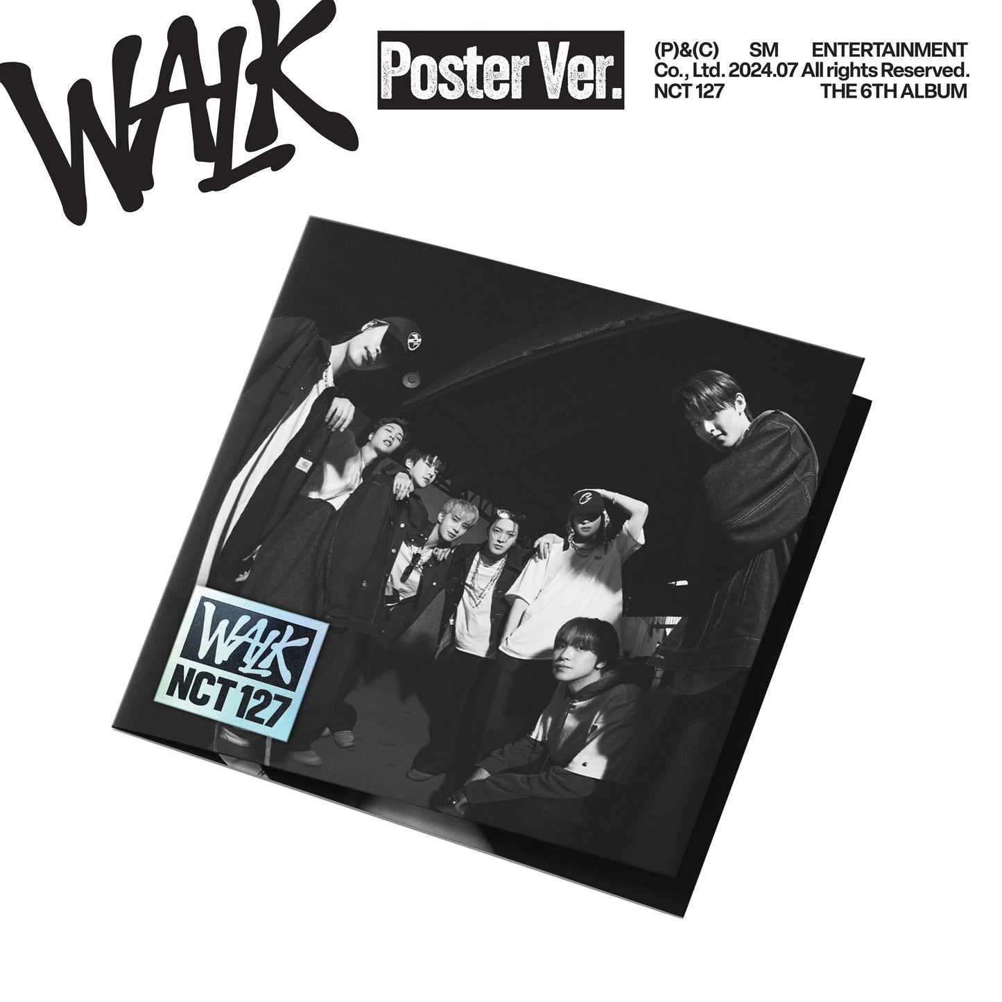 [On hand] NCT 127 6th Album 'Walk' (Poster ver)