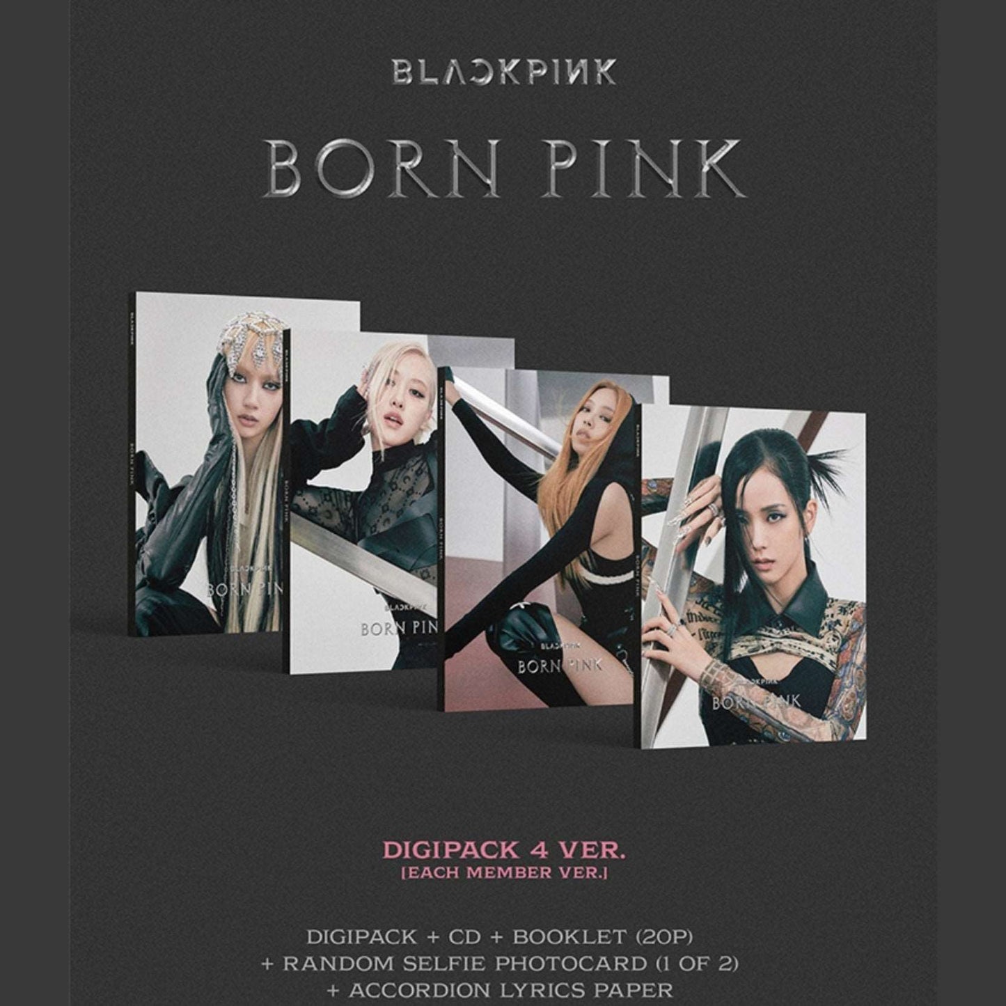 [Preorder] Blackpink 2nd Album 'Born Pink' (Digipack ver.) (Random ver.)