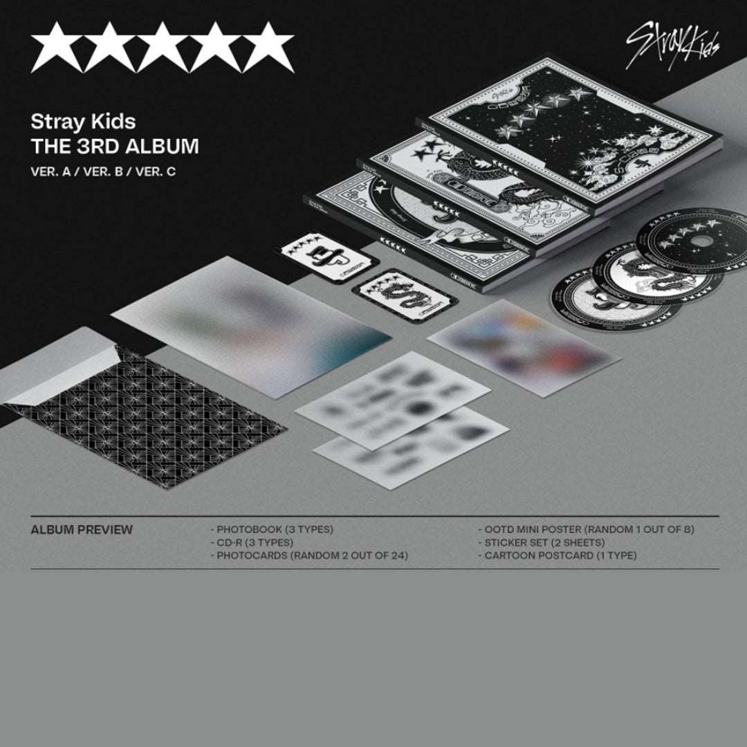 [Preorder] Stray Kids The 3rd Album '★★★★★' (5-STAR) (Standard ver.) (Random)