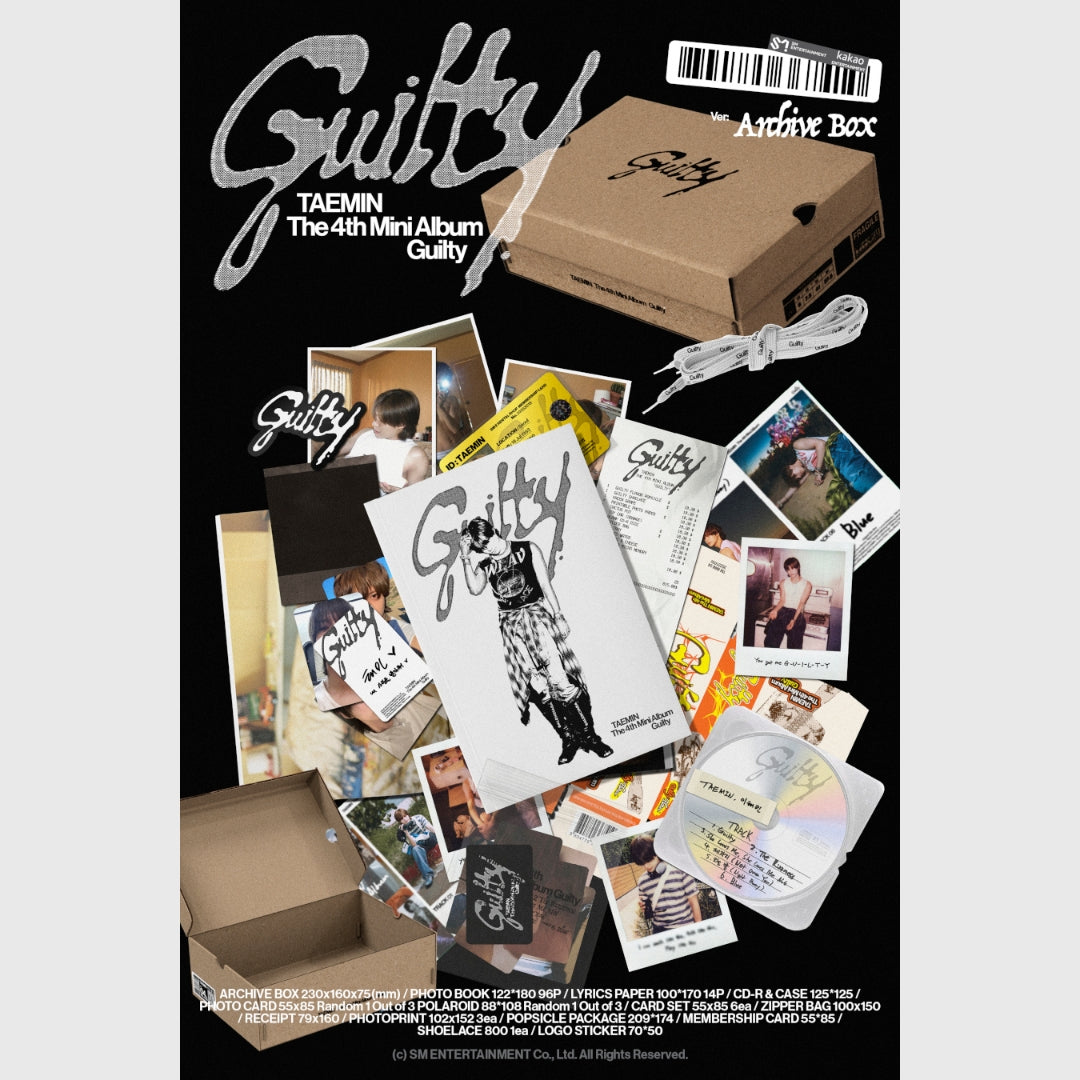 [Preorder] Taemin The 4th Mini Album 'Guilty' (Archive Box ver.)