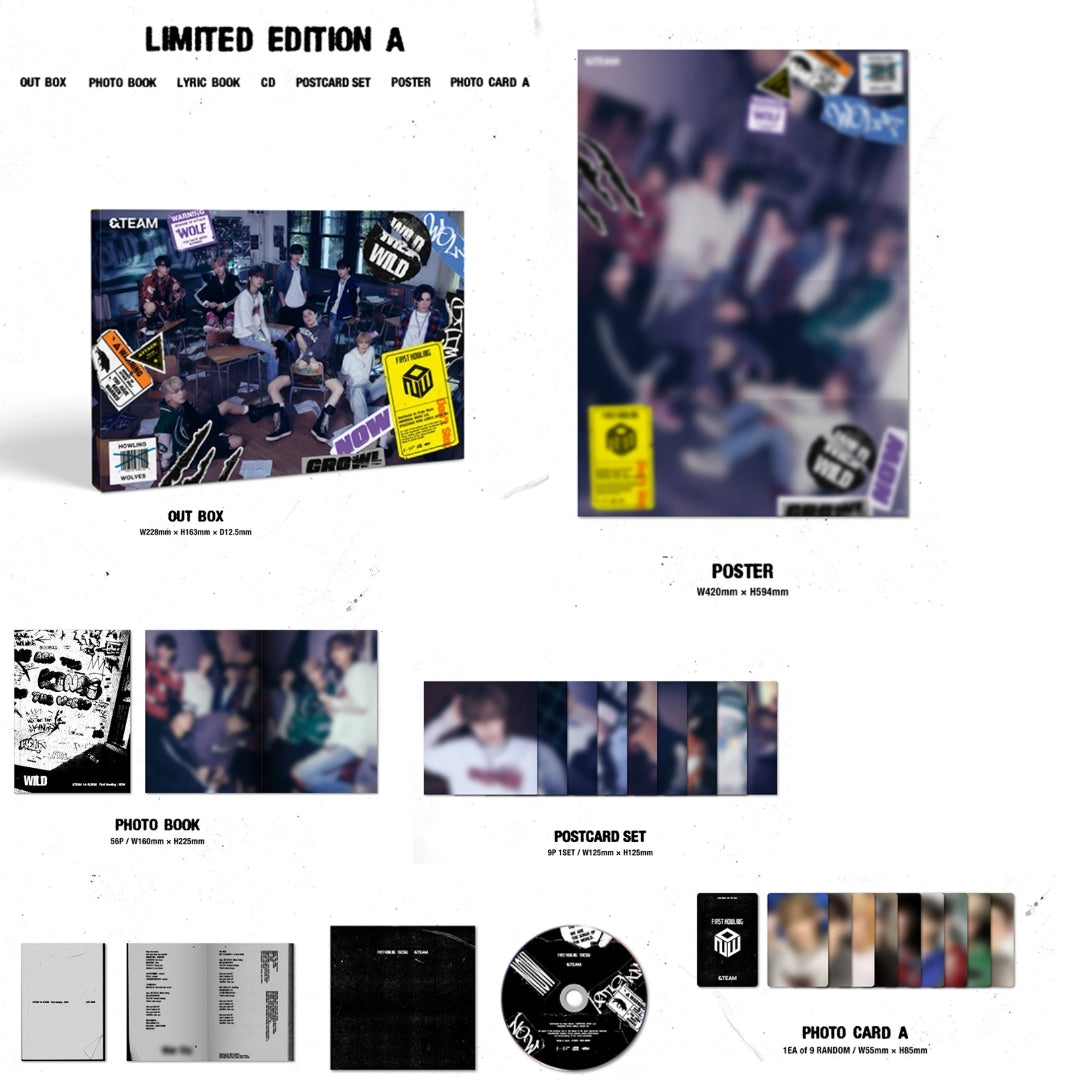 [Preorder] &TEAM 1st Album 'First Howling: Now' (Limited Edition A)