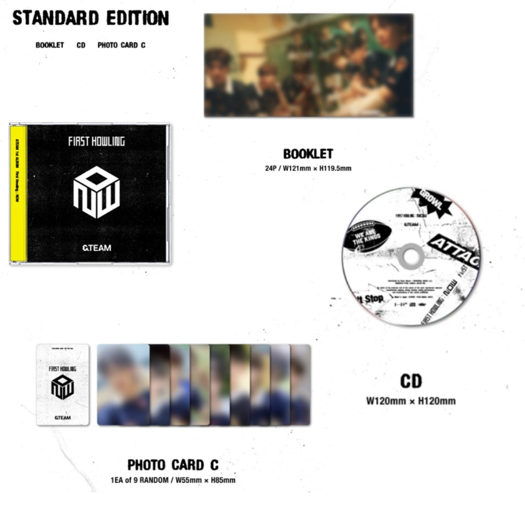 [Preorder] &TEAM 1st Album 'First Howling: Now' (Standard Edition)