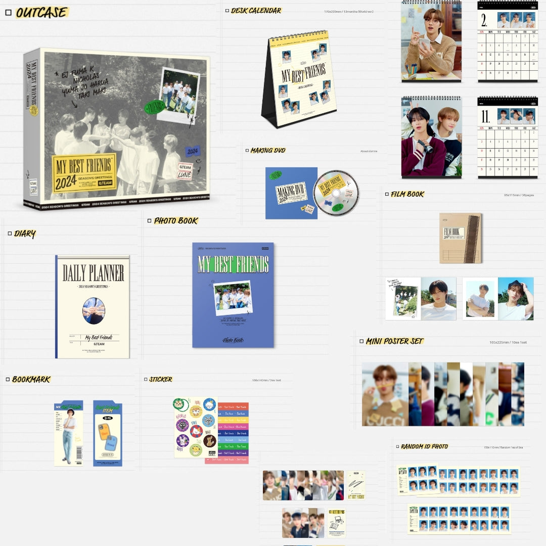 [Preorder] &TEAM - 2024 Season's Greetings 'My Best Friends'