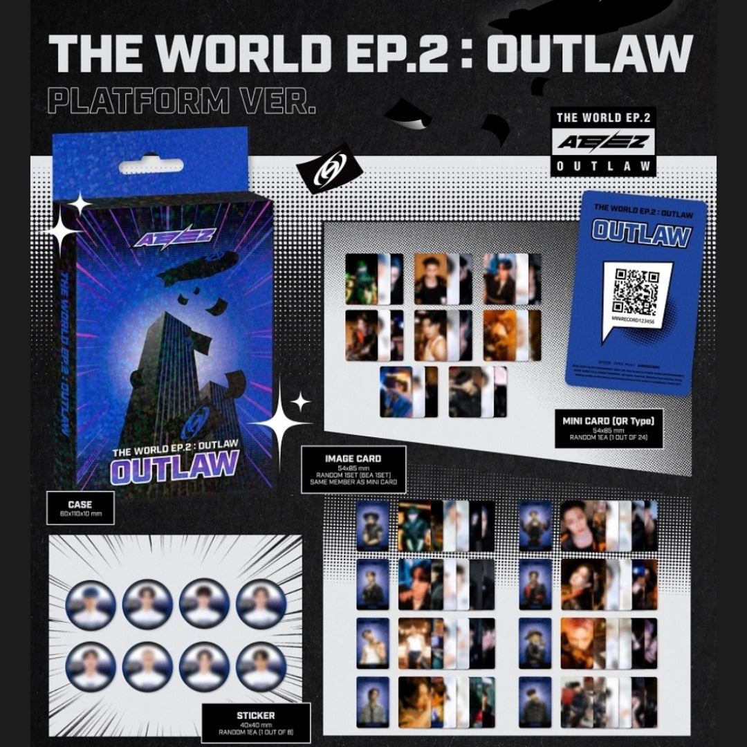 [Preorder] Ateez 'The World EP.2 Outlaw' (Platform ver.) (Random)