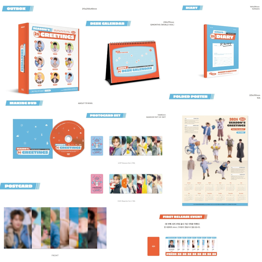 [Preorder] xikers - 2024 Season's Greetings