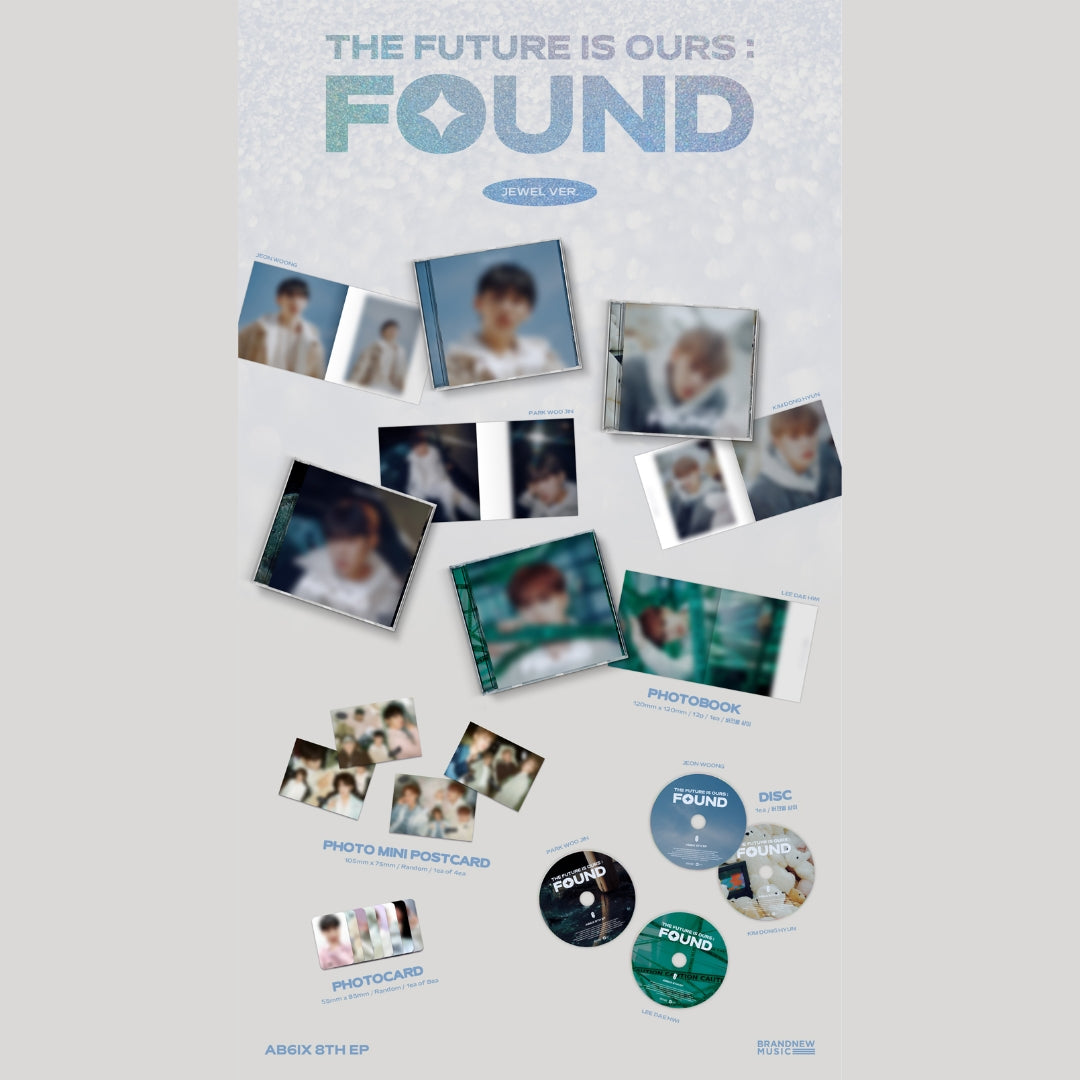 [Preorder] AB6IX 8th EP Album 'The Future Is Ours: Found' (Jewel ver.) (Random)