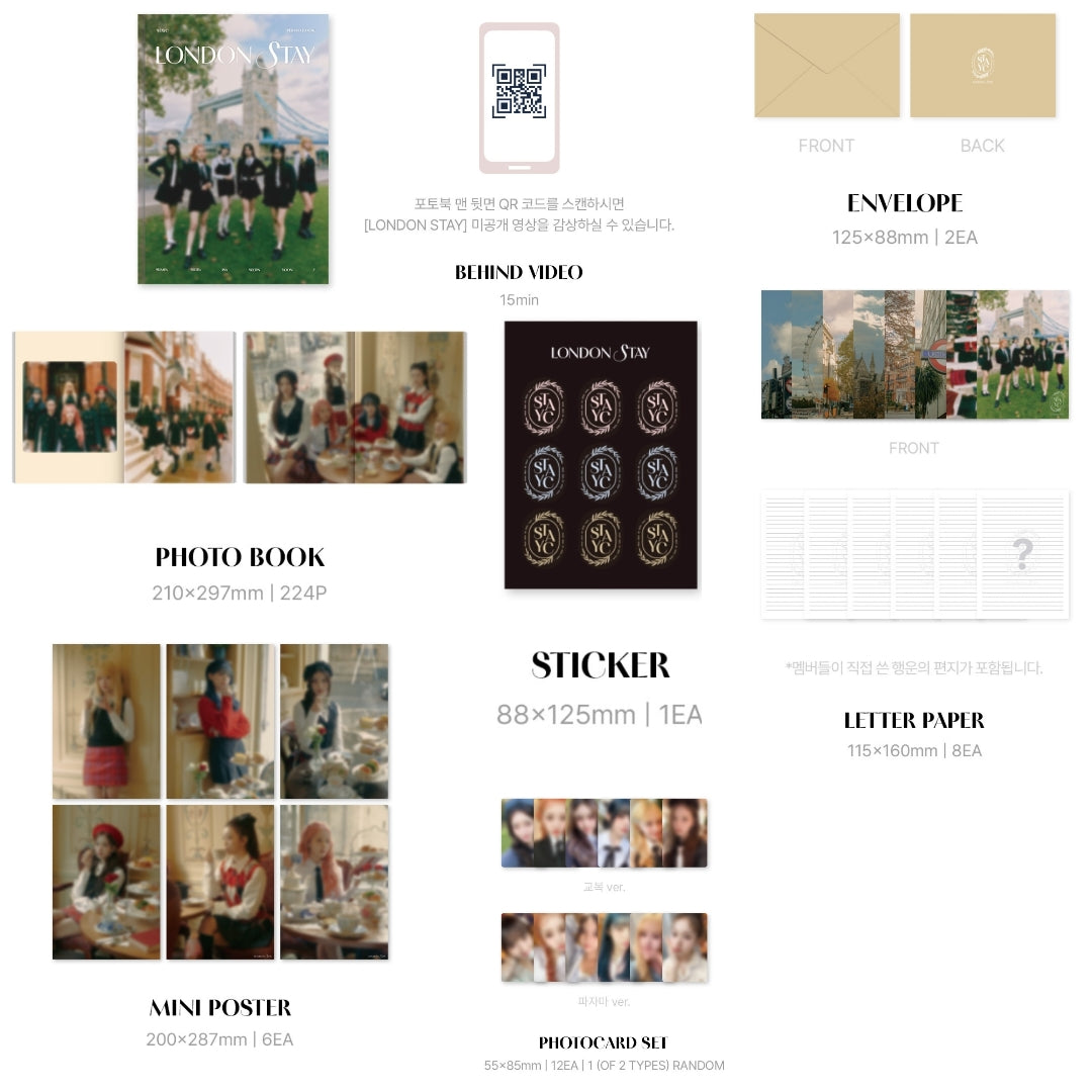 [Preorder] Stayc - 2024 Stayc Photobook [London Stay]