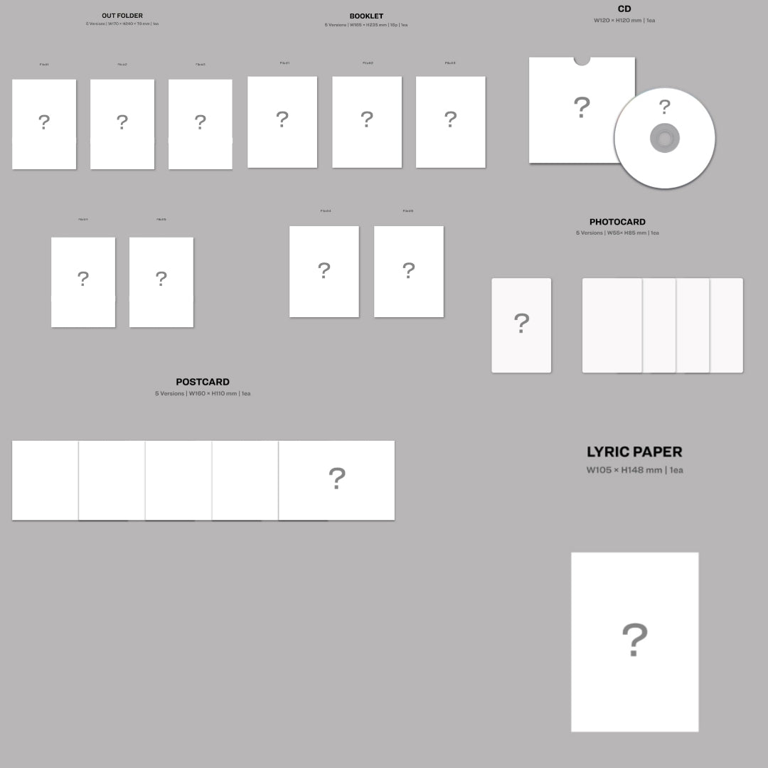 [Preorder] LE SSERAFIM 3rd Mini Album 'Easy' (Compact ver.) (Random)