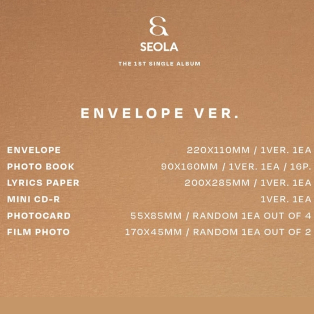 [Preorder] SEOLA (WJSN) 1st Single Album 'Inside Out' (Envelope ver.)