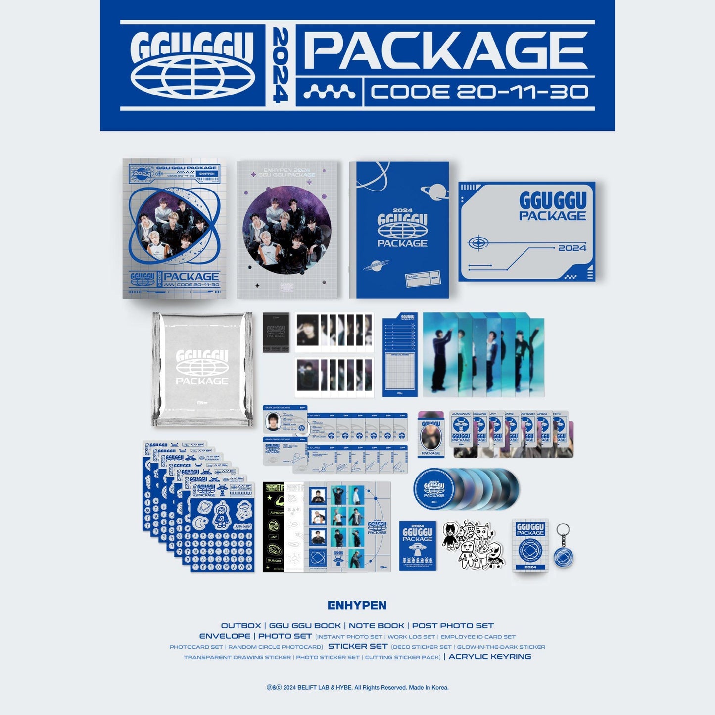 [Preorder] Enhypen - 2024 GGU GGU PACKAGE