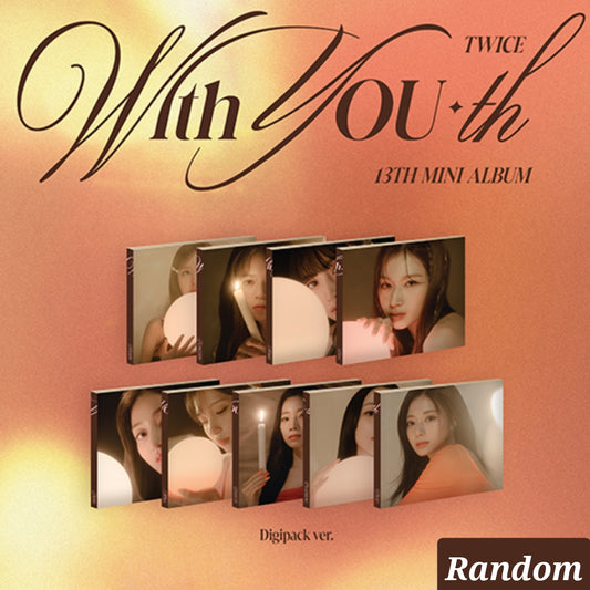 [Preorder] Twice 13th Mini Album 'With YOU-th' (Digipack ver.) (Random)