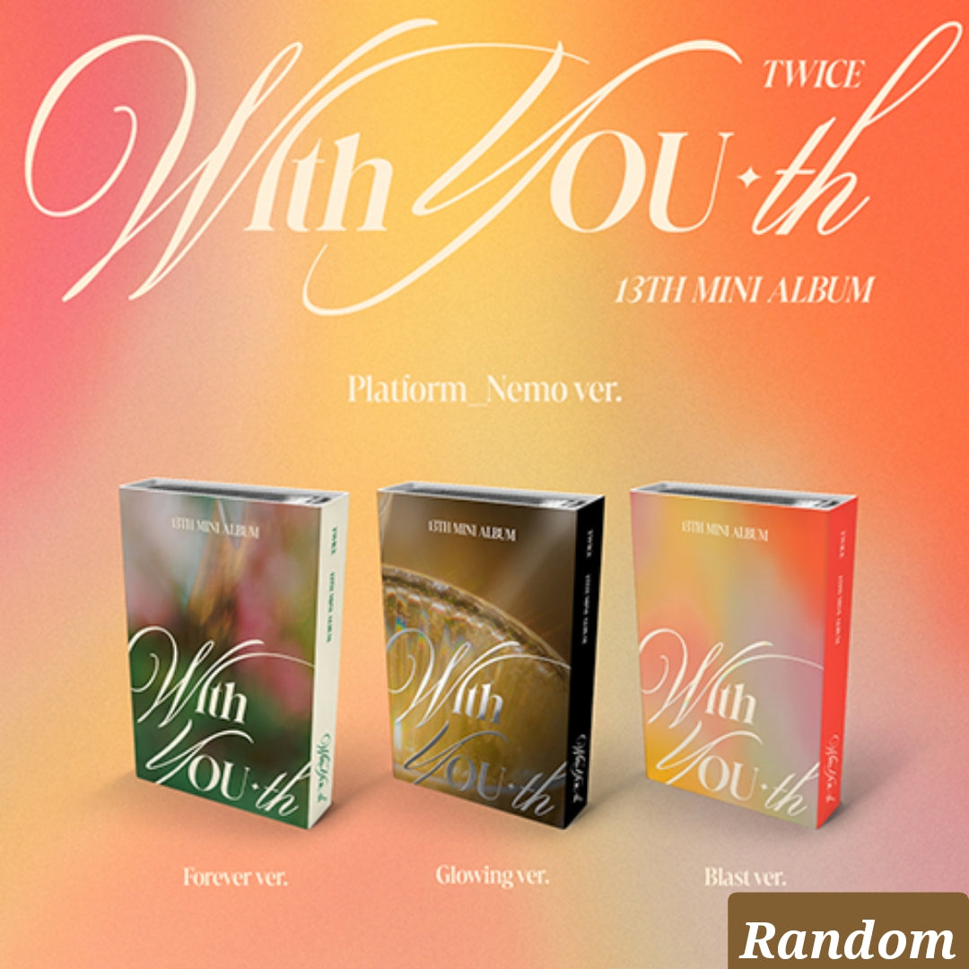 [Preorder] Twice 13th Mini Album 'With YOU-th' (Platform Nemo ver.) (Random)