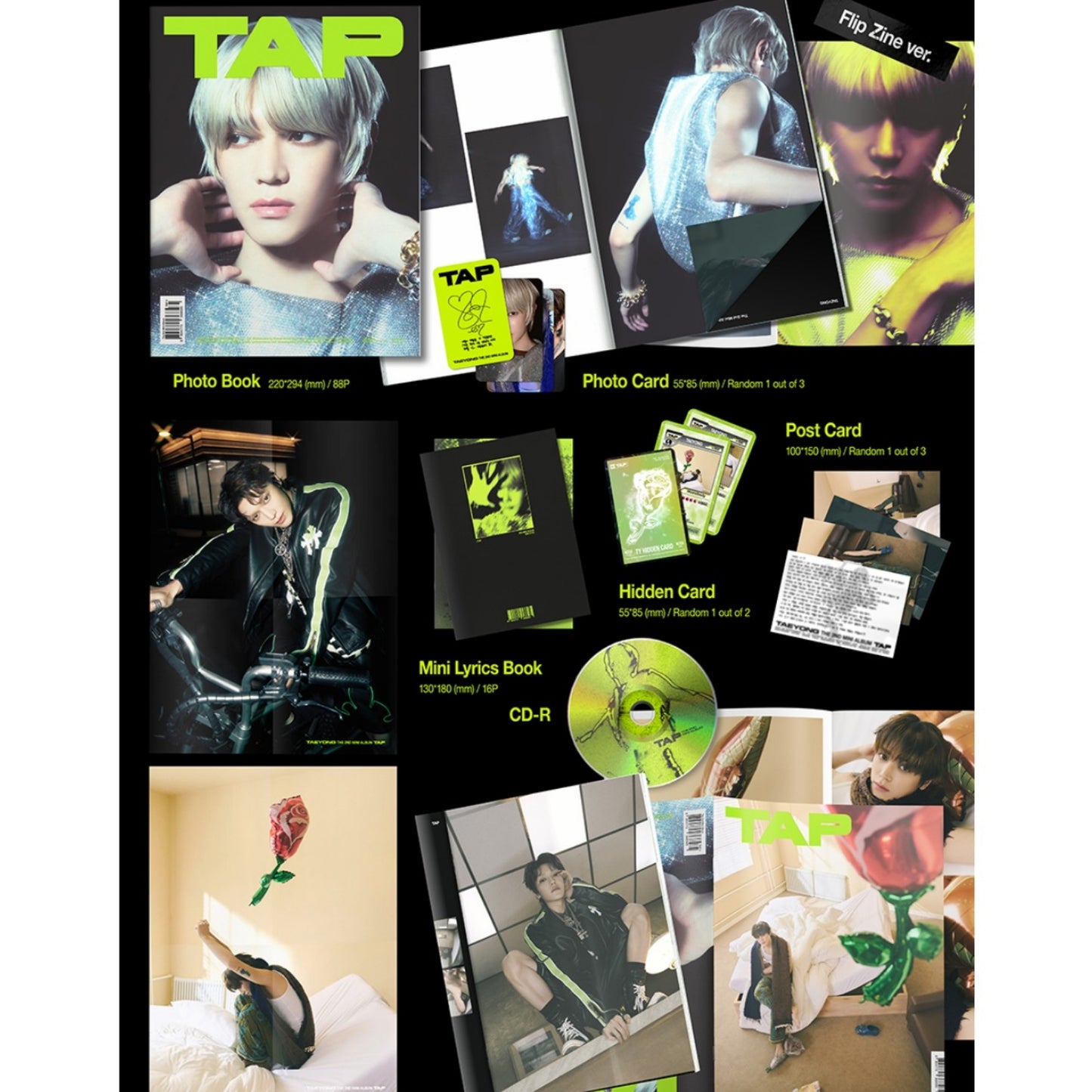 [Preorder] Taeyong 2nd Mini Album 'Tap' (Flip Zine ver.)