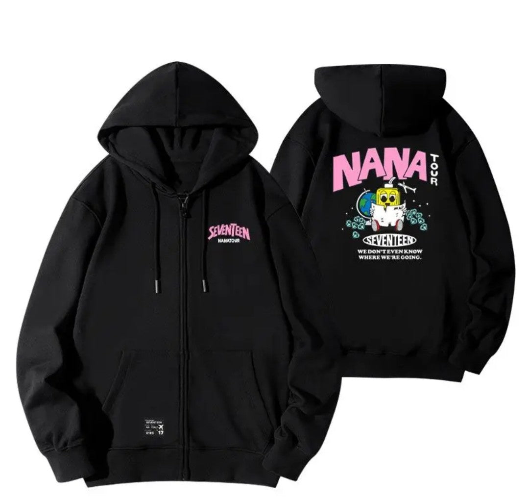 [Preorder] Seventeen 'Nanatour' Zip-up Hoodie (Type.B)