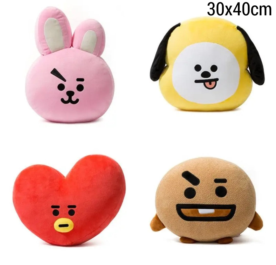 [Preorder] BT21 Face Cushion (30x40cm)