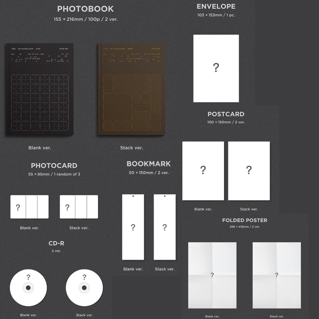 [Preorder] Chen The 4th Mini Album 'Door'