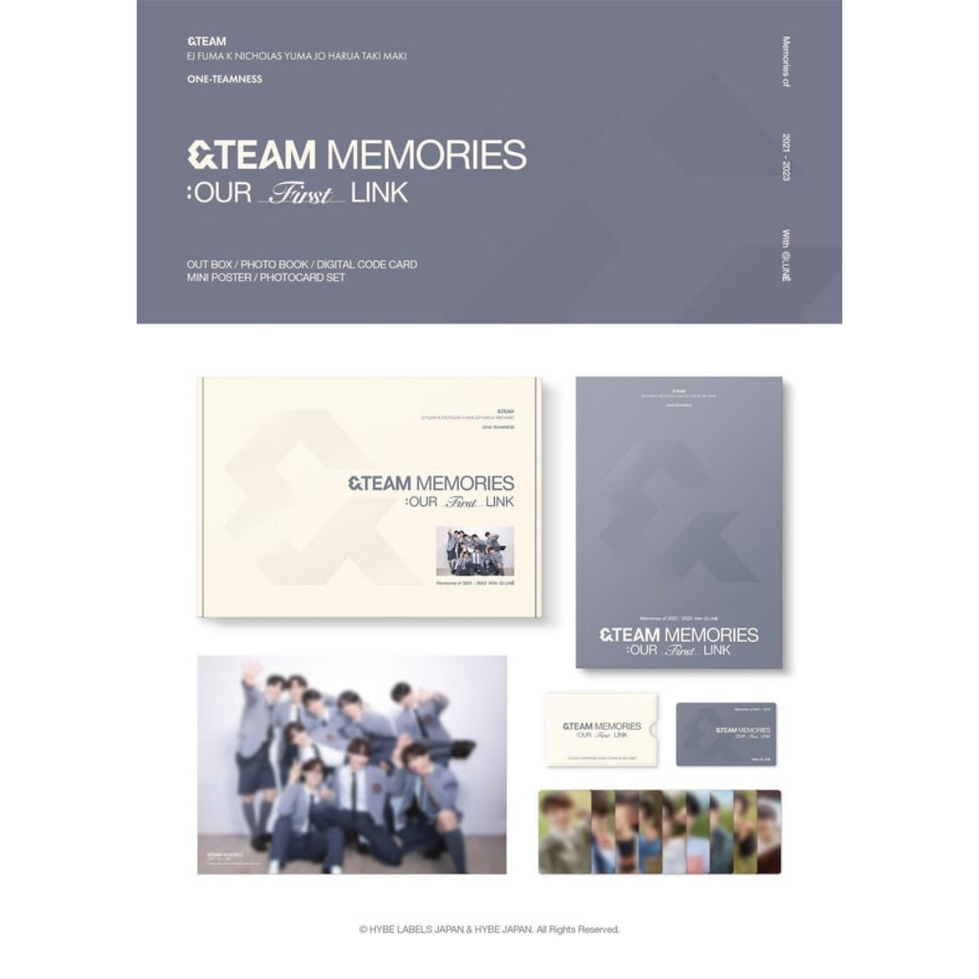 [Preorder] &TEAM 'Memories: Our First Link' (with P.O.B)