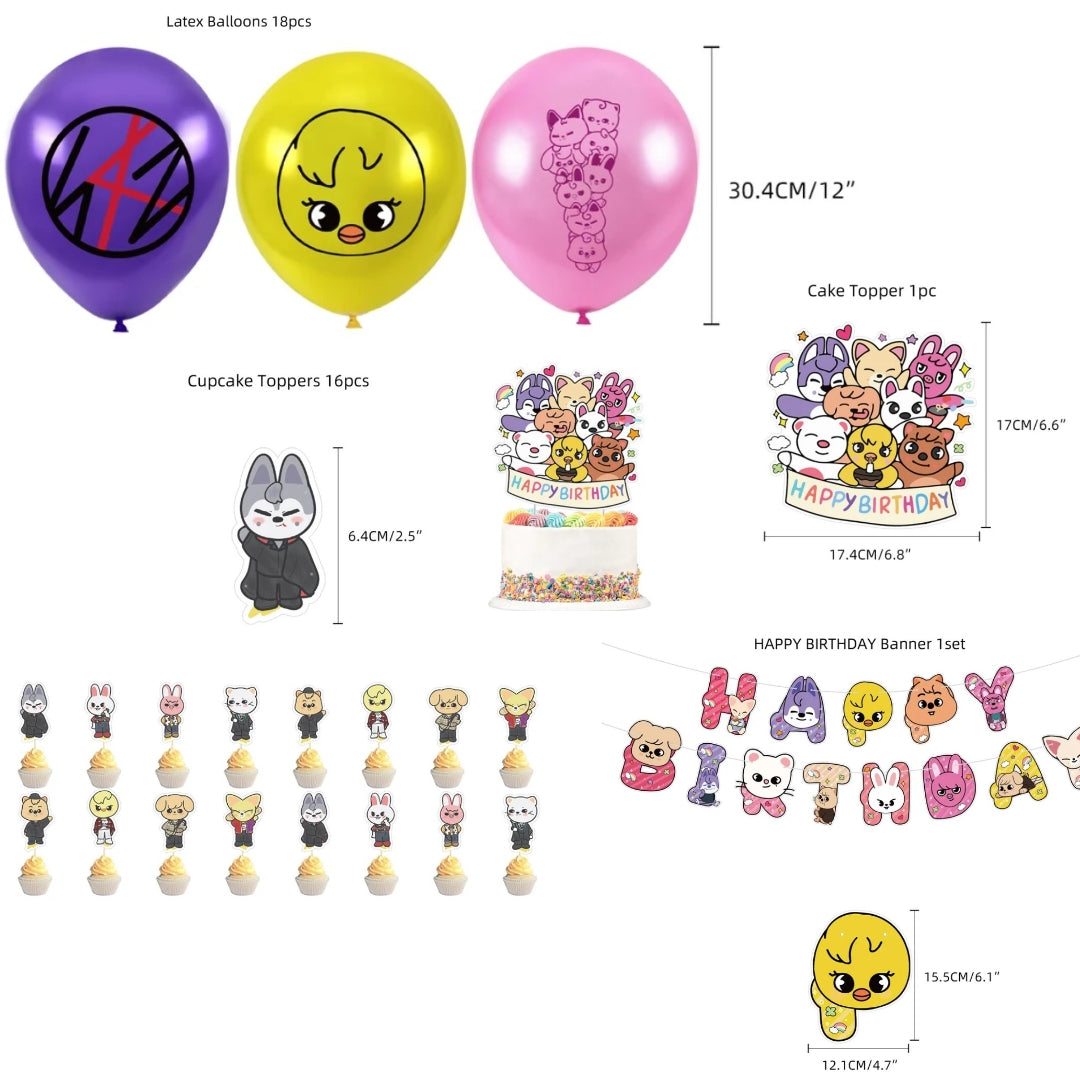 [Preorder] SKZOO Birthday Decoration Kit