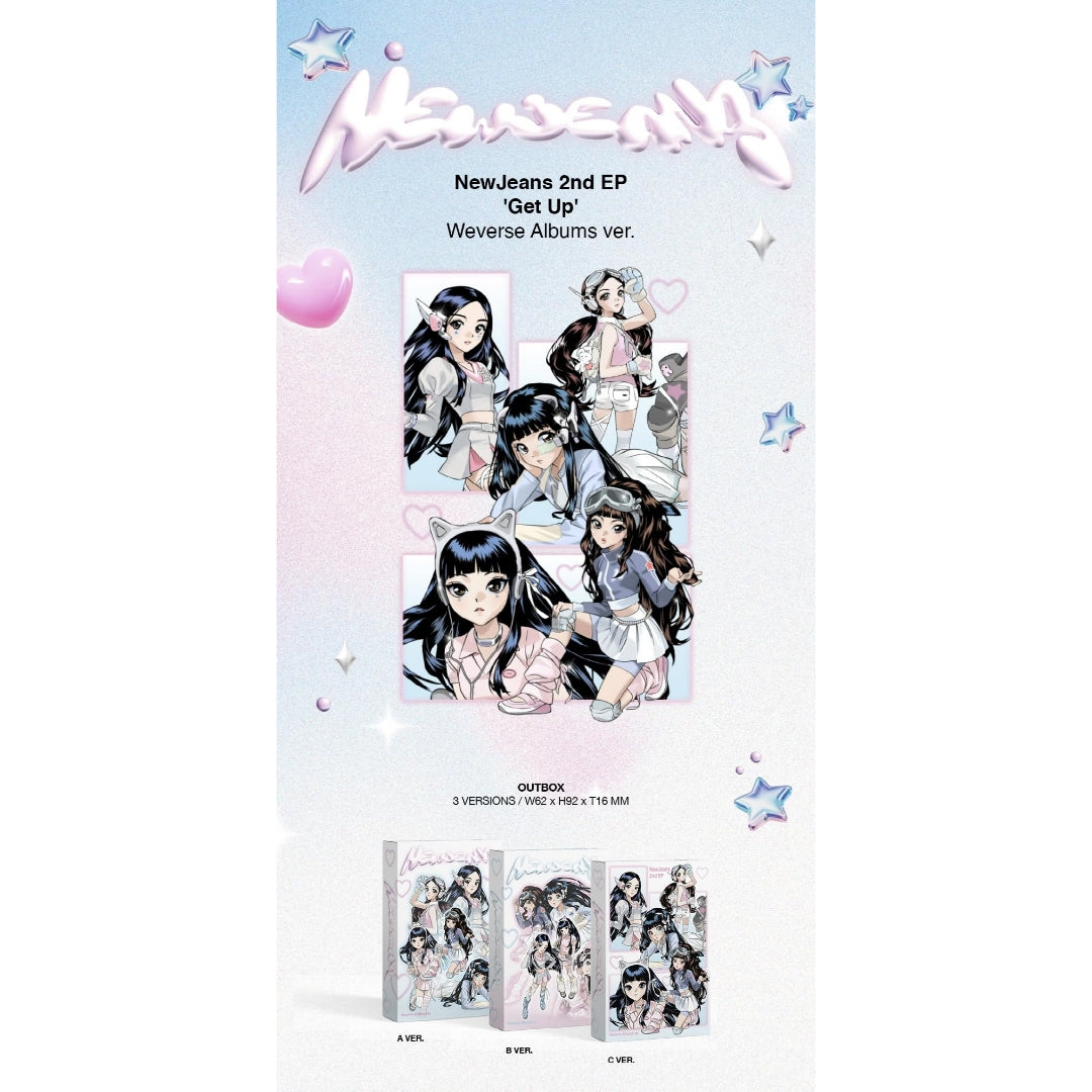 [Preorder] NewJeans 2nd EP 'Get Up' (Weverse Albums ver) (Random)