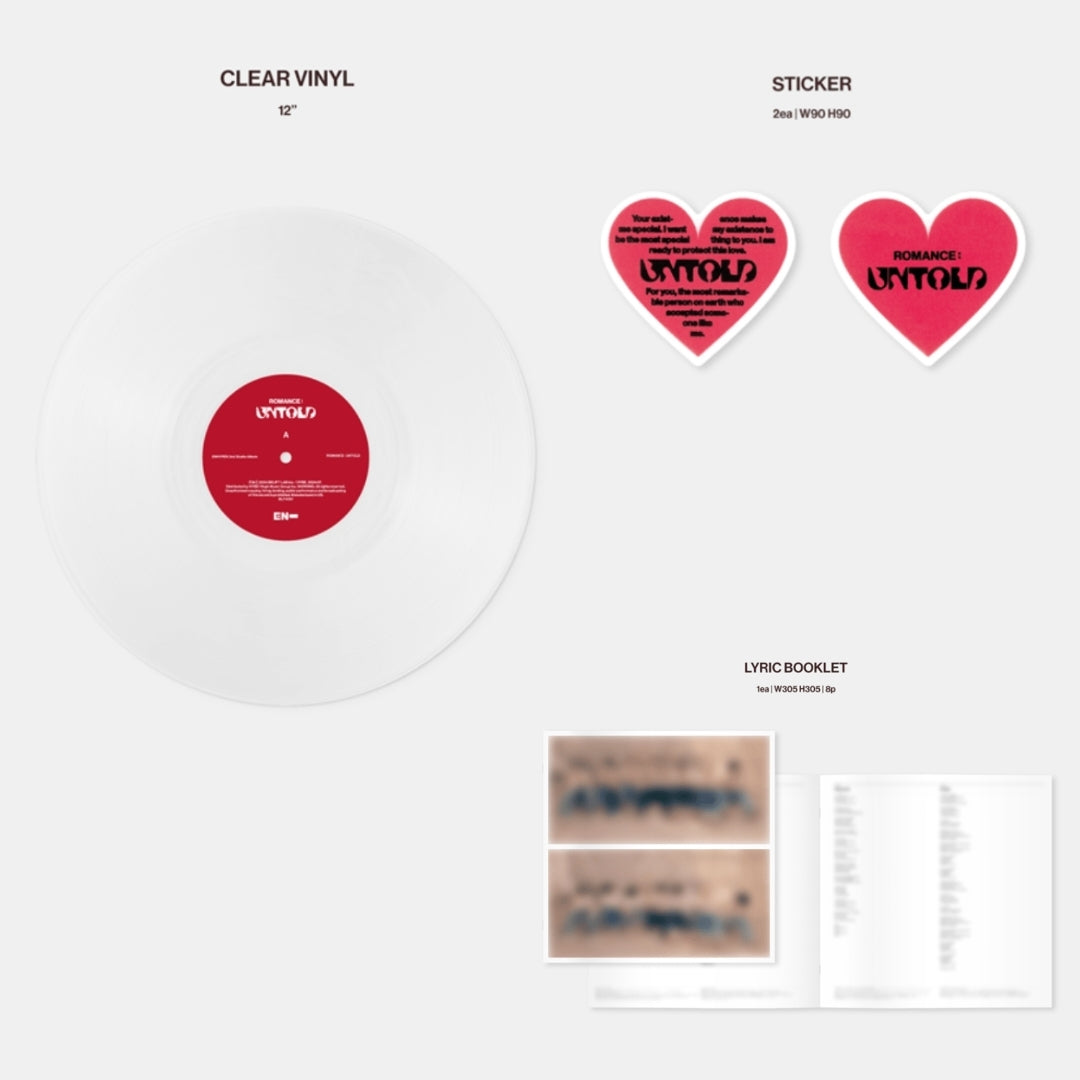 [Preorder] Enhypen 2nd Album 'Romance: Untold' (Vinyl)