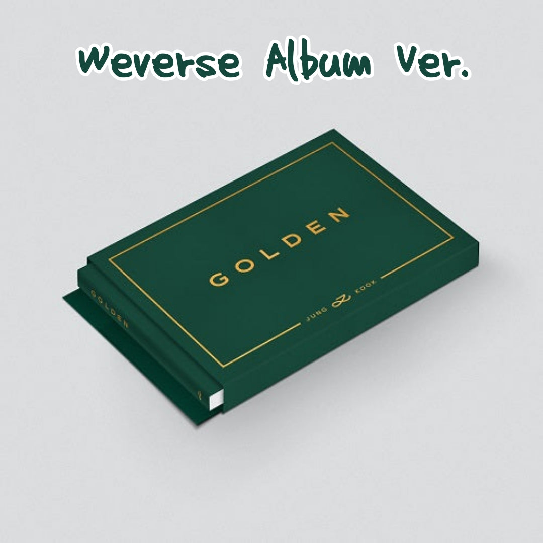 [Preorder] Jung Kook 1st Solo Album 'Golden' (Weverse Albums ver.)