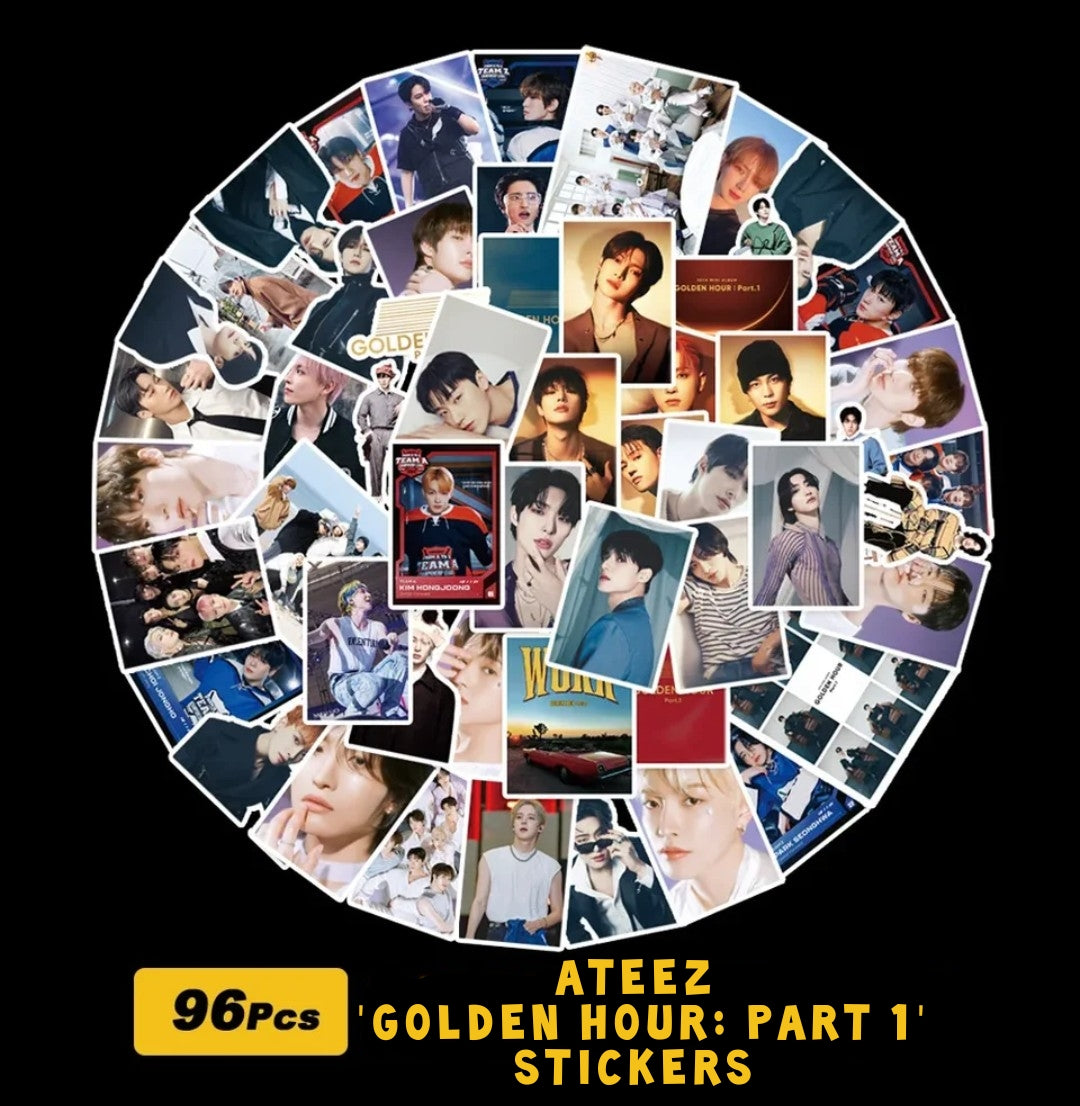 Ateez 'Golden Hour: Part 1' Stickers (96 pcs)