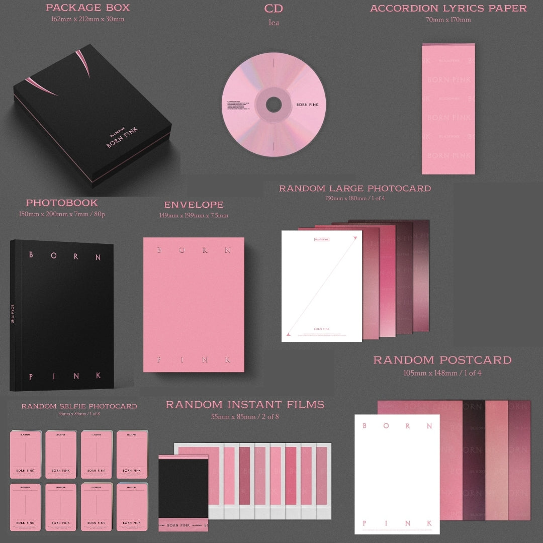 [On hand] Blackpink 2nd Album 'Born Pink' (Box Set ver - Pink ver)