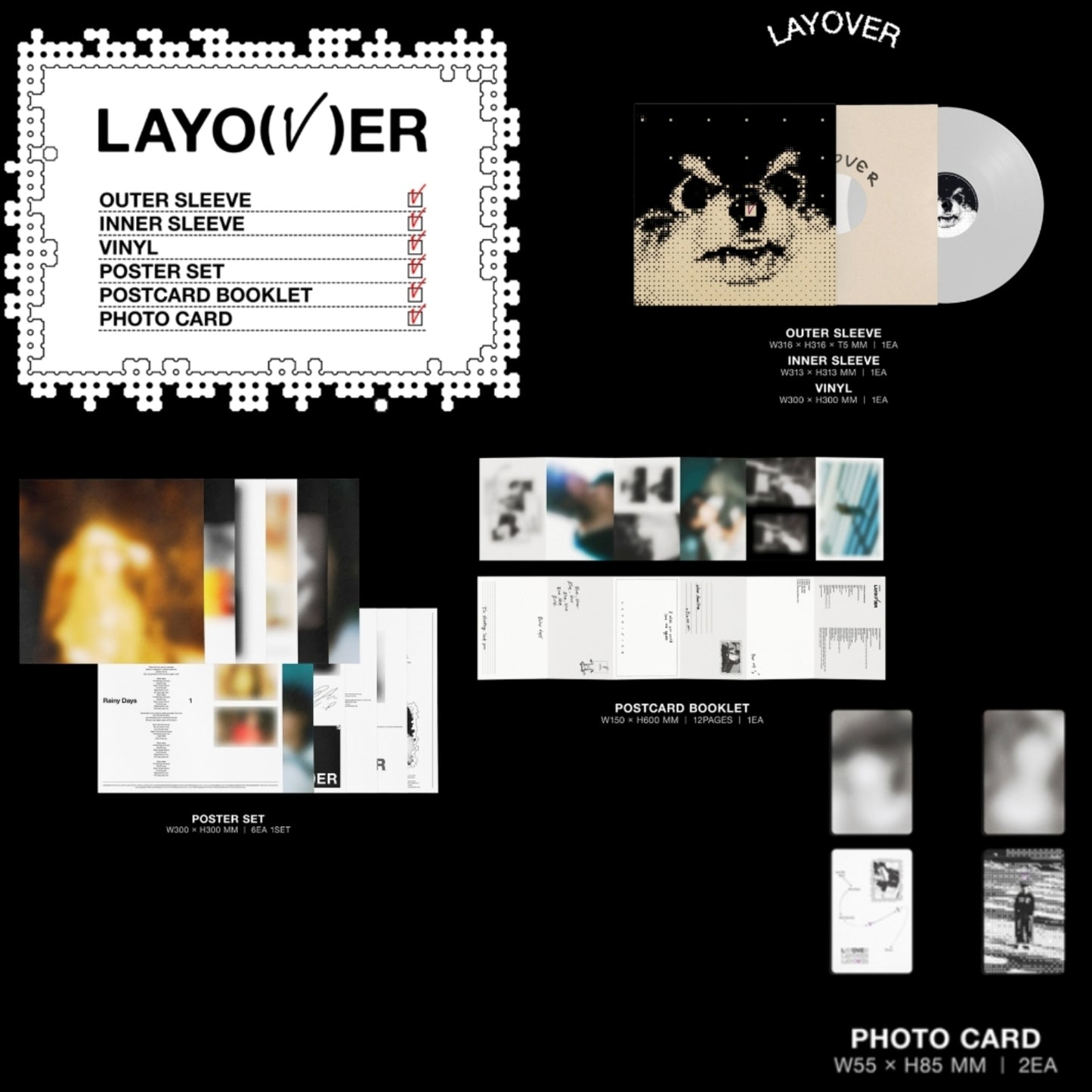 [Preorder] V 'Layover' LP/Vinyl