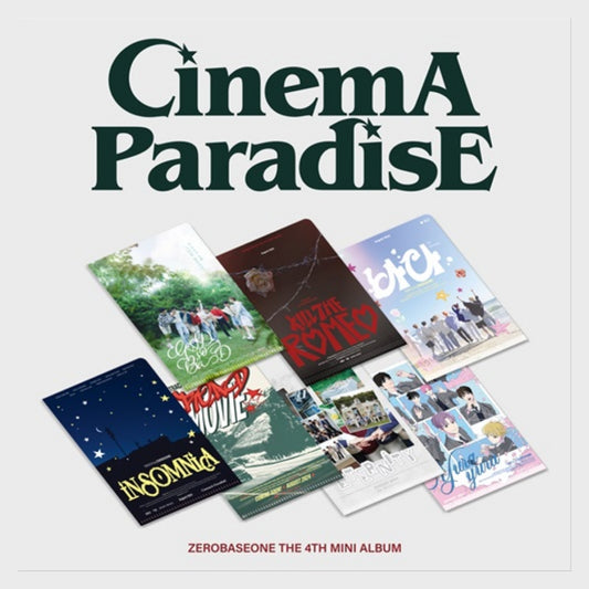 [Preorder] Zerobaseone 4th Mini Album 'CinemA ParadisE (ZEROSE ver) (Random)